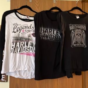 Harley Davidson Long Sleeve Tees